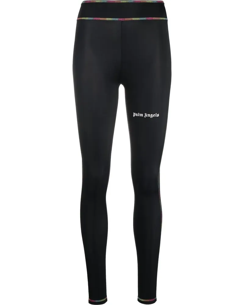 Palm Angels Miami Leggings - Schwarz Schwarz