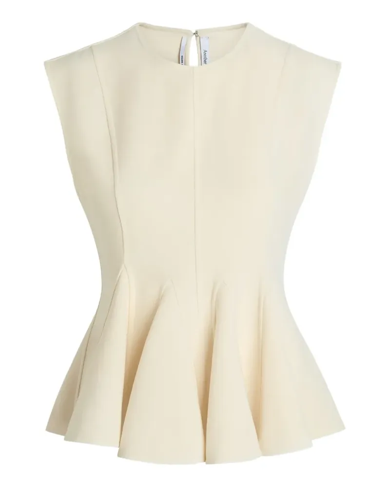 Another Tomorrow Ausgestelltes Oberteil mit Einsätzen - Nude Nude