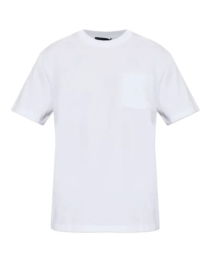 Dsquared2 logo-print chest-pocket T-shirt - Weiß Weiß