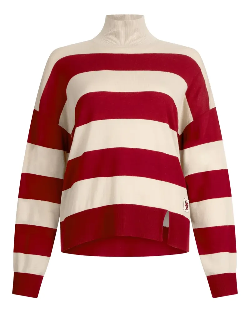 Liu Jo Gestreifter Pullover - Rot Rot
