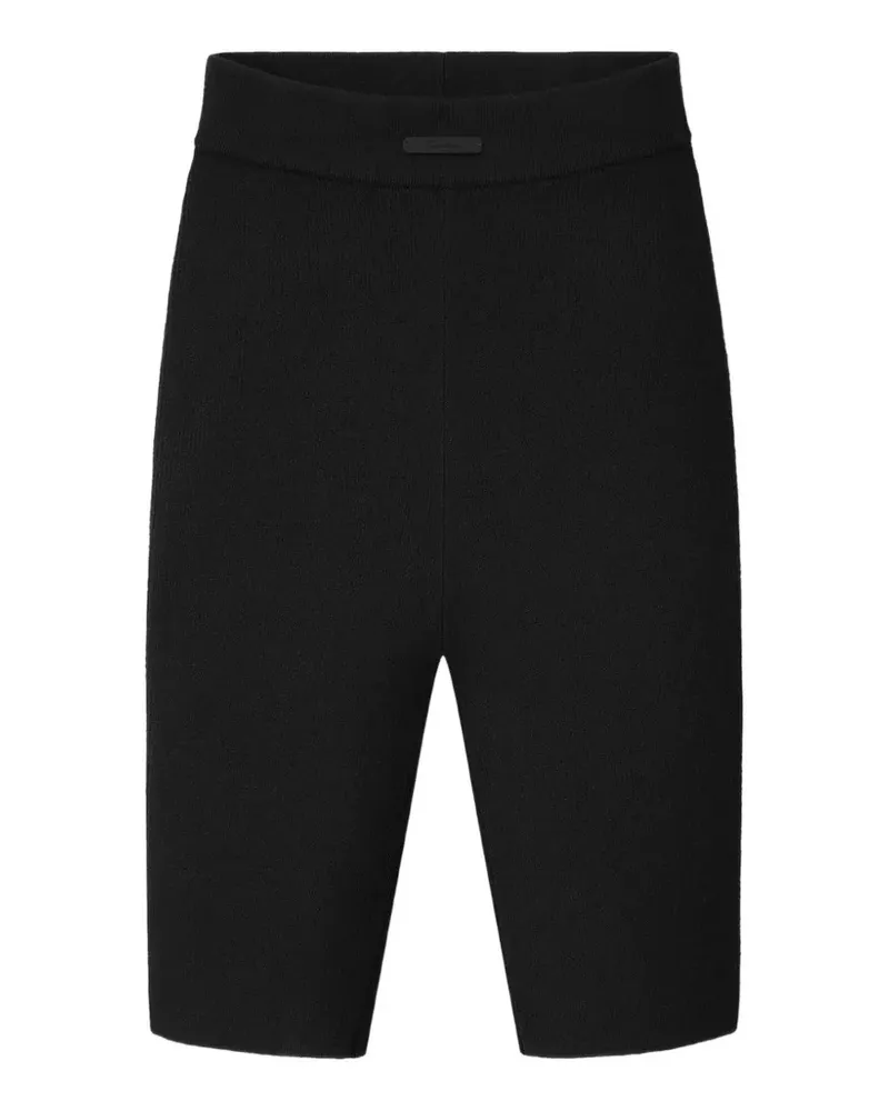 Fear of God ribbed bike shorts - Schwarz Schwarz