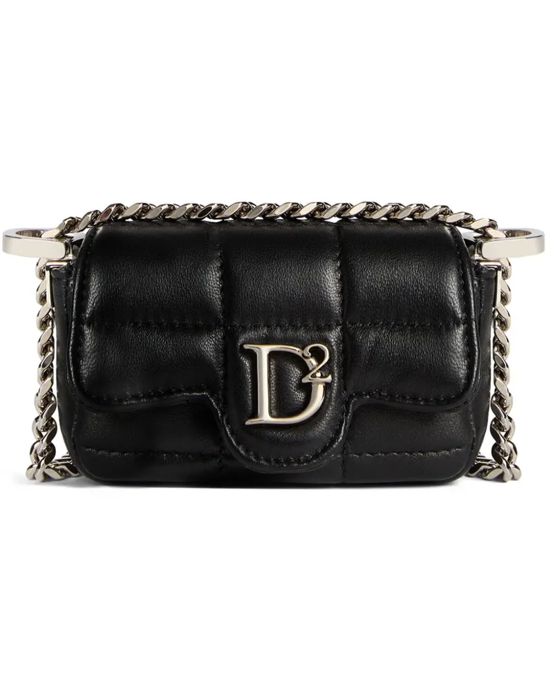 Dsquared2 D2 Statement Umhängetasche - Schwarz Schwarz
