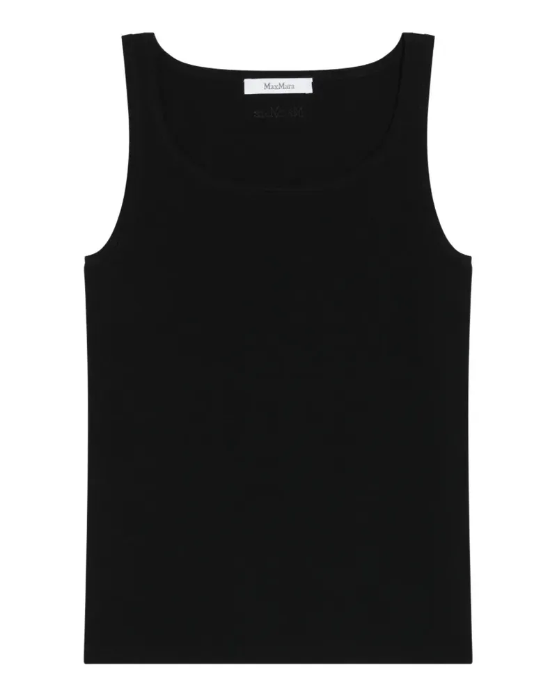 Max Mara ribbed-knit tank top - Schwarz Schwarz