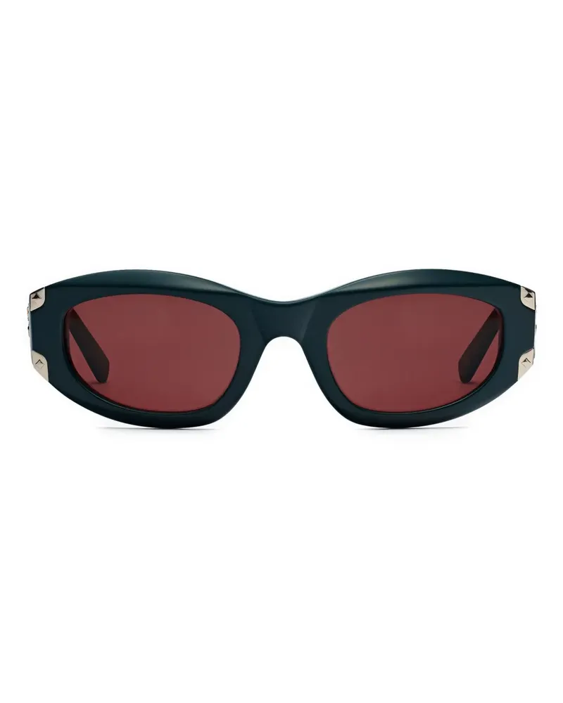 MCM Sonnenbrille mit ovalem Gestell - Grün Grün