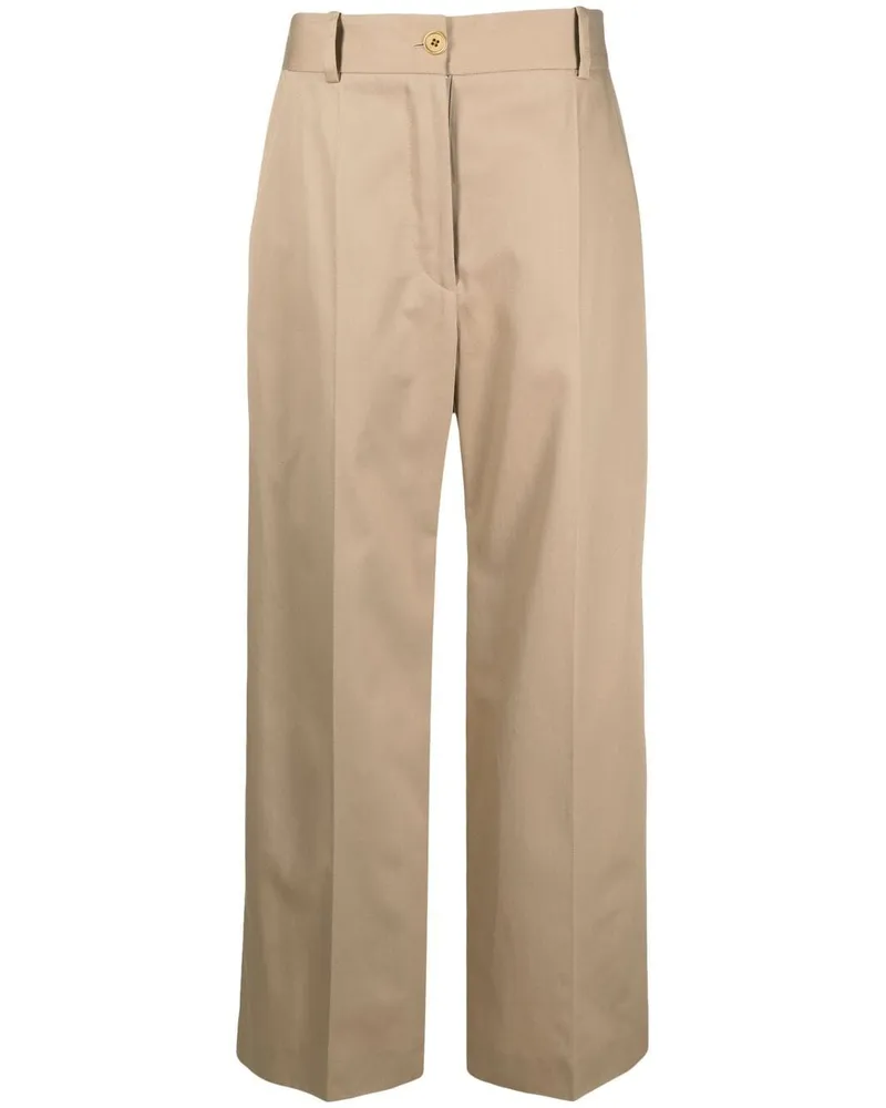 Patou Hose mit weitem Bein - Nude Nude