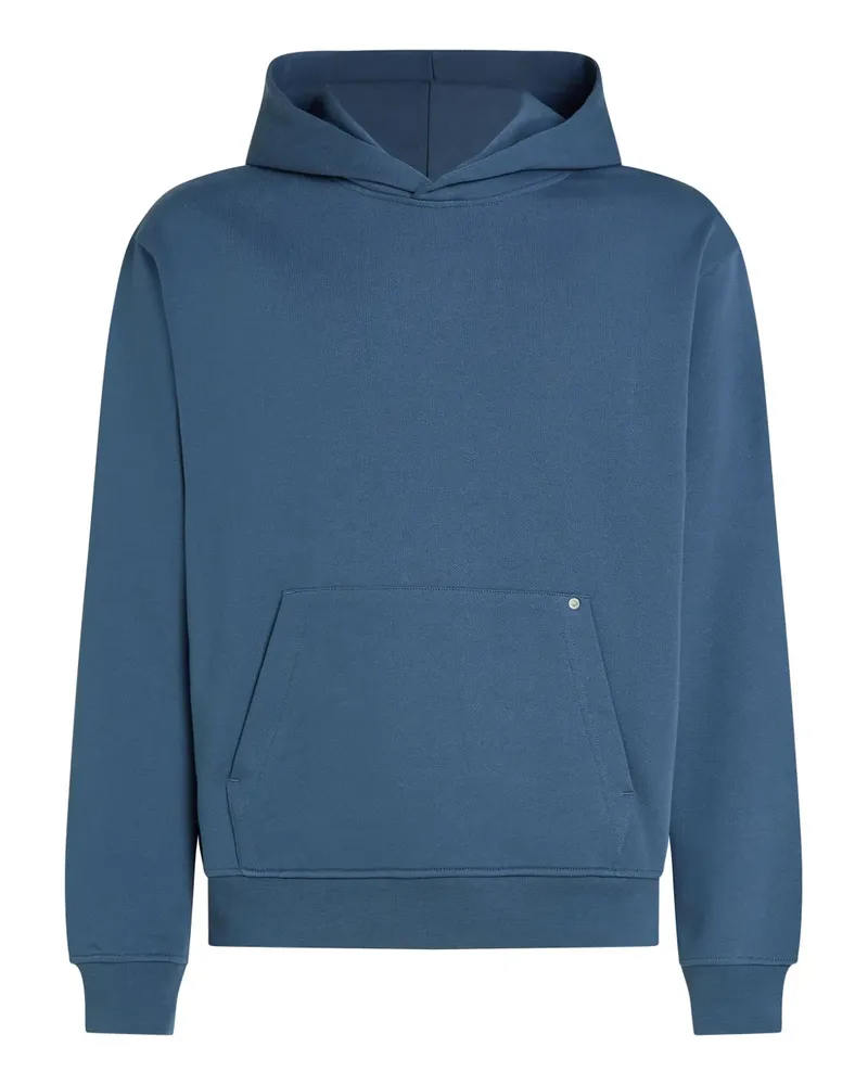 Karl Lagerfeld Hoodie mit Logo-Patch - Blau Blau
