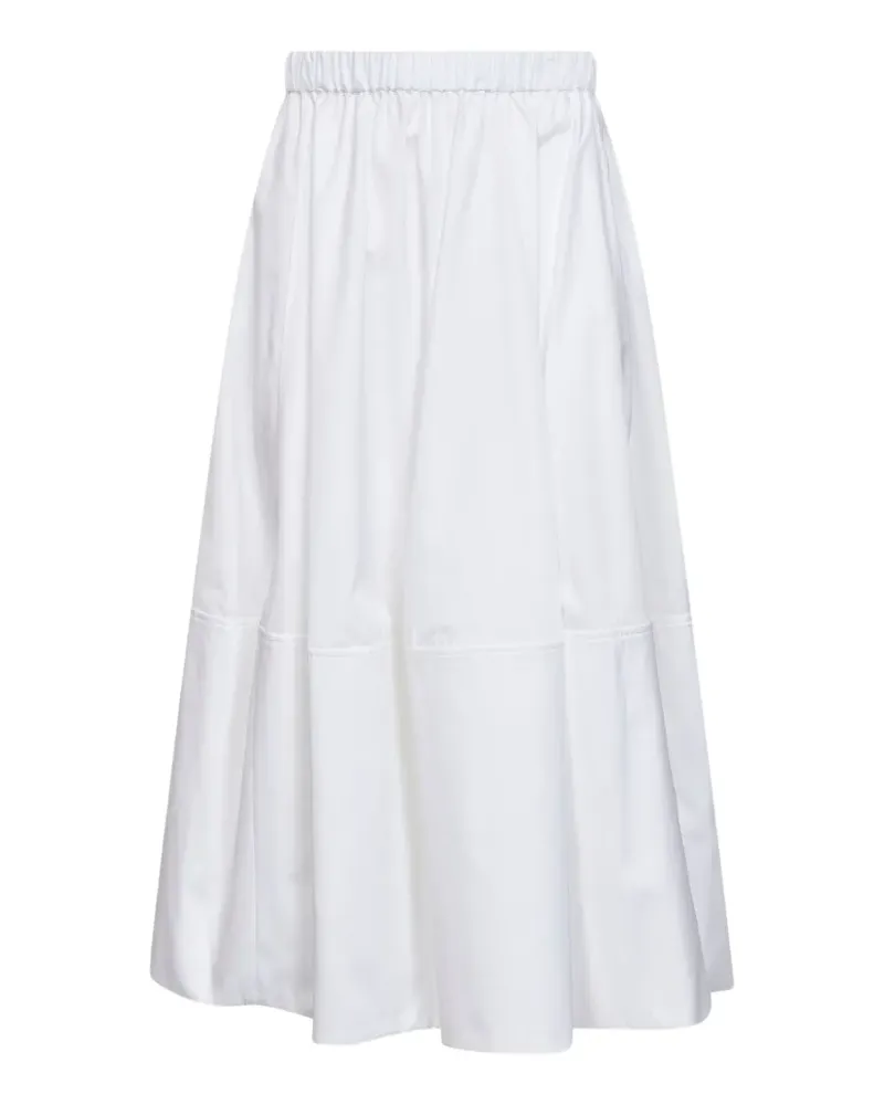 Co elasticated gathered skirt - Weiß Weiß