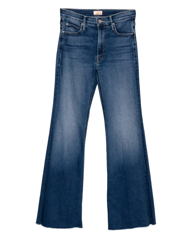 Mother Lil Doozy Fray Jeans - Blau Blau