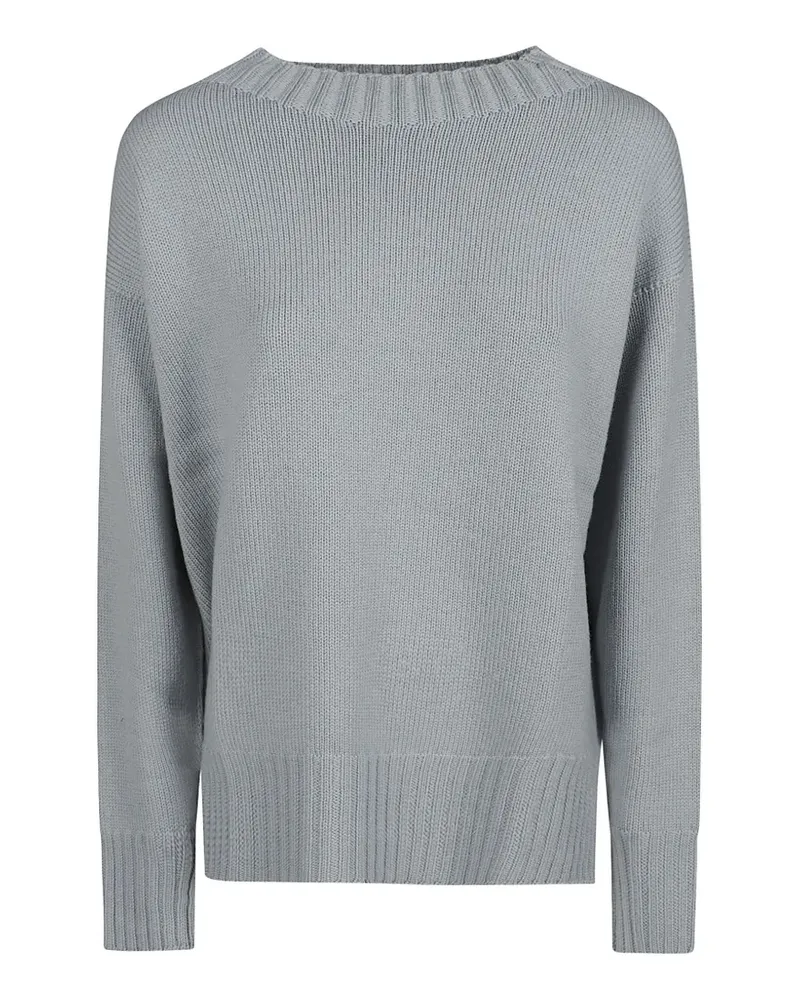 Drumohr  Gerippter Pullover mit U-Boot-Ausschnitt - Grau Grau