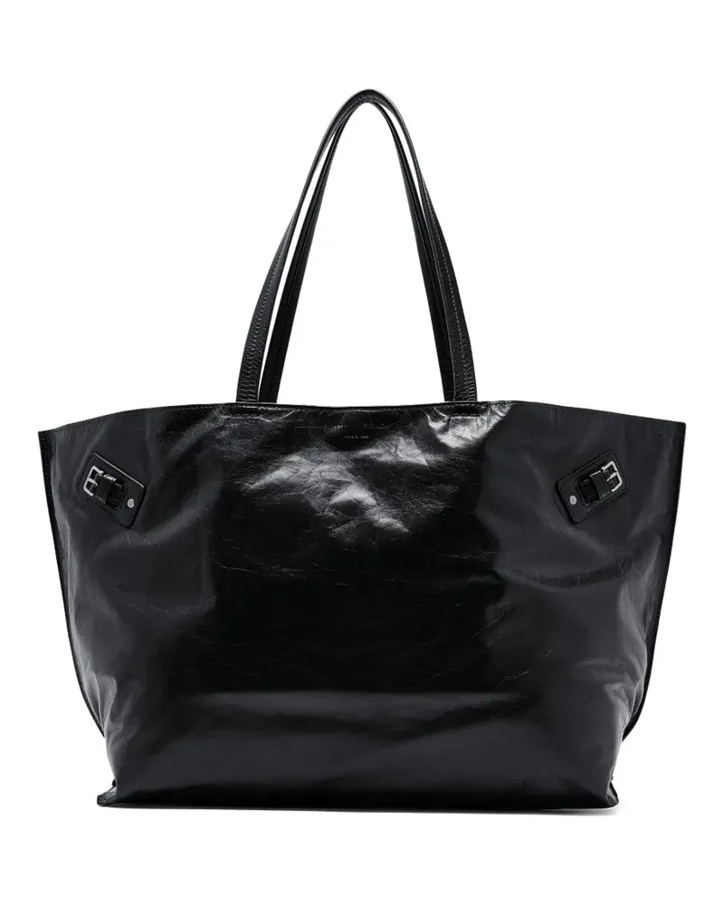 Proenza Schouler Großer Days Carryall Tote Bag mit Schnallendetail - Schwarz Schwarz