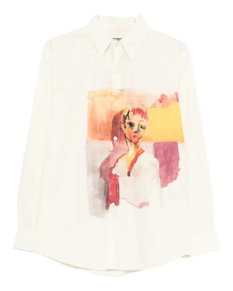 KidSuper portrait shirt - Nude Nude