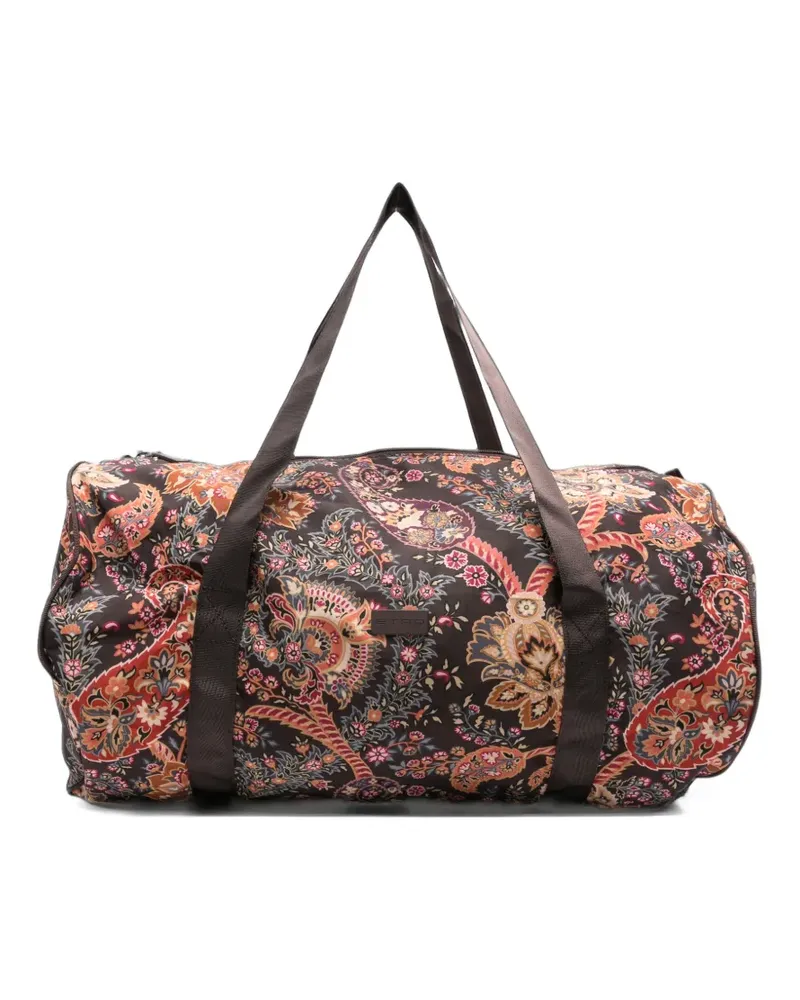Etro Reisetasche mit Paisley-Print - Braun Braun
