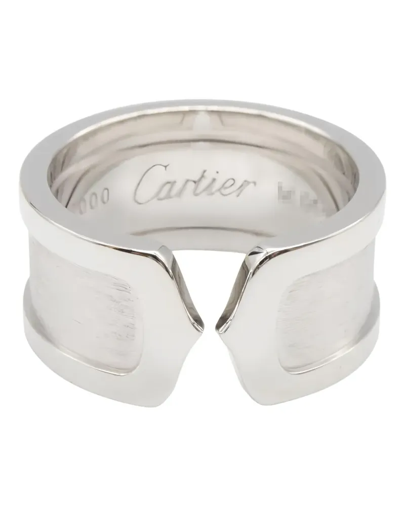 Cartier 10s 18K white gold C2 ring - Silber Silber
