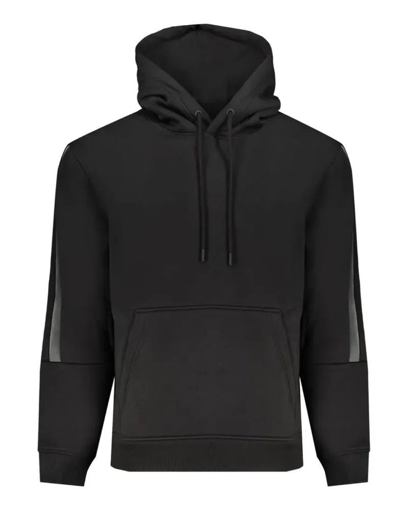 Calvin Klein contrast-panel hoodie - Schwarz Schwarz