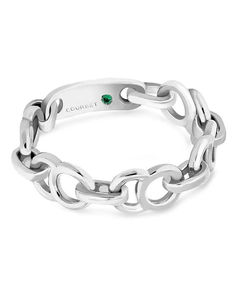 COURBET 18kt Weißgoldring - Silber Silber
