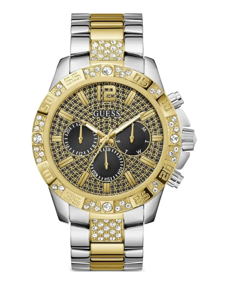 Guess Majestic Crystal Armbanduhr 48mm - Gold Gold