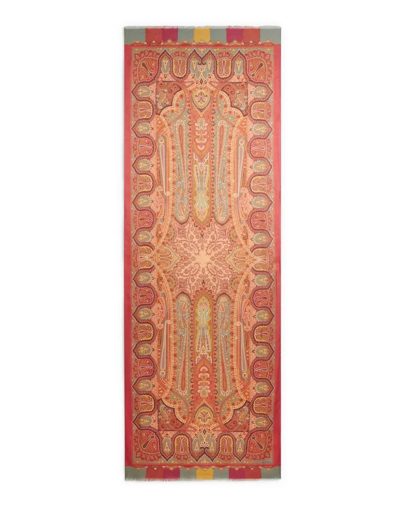 Etro Schal mit Paisleymuster - Rot Rot