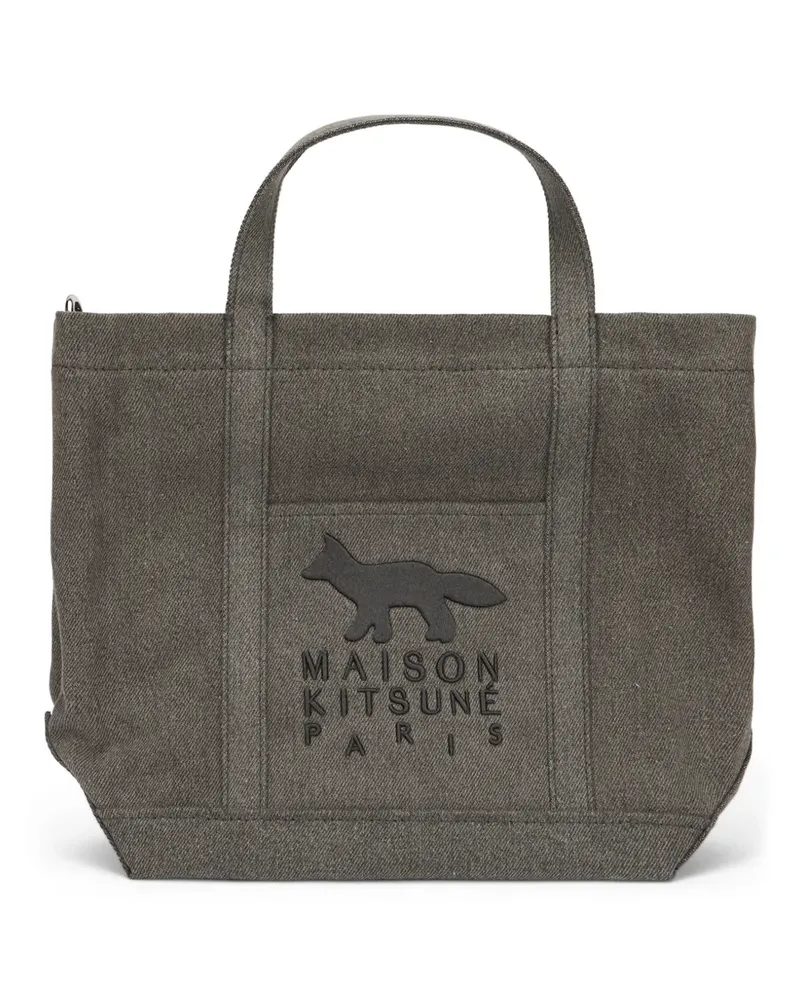 Kitsuné Profile Fox Tote Bag - Grau Grau