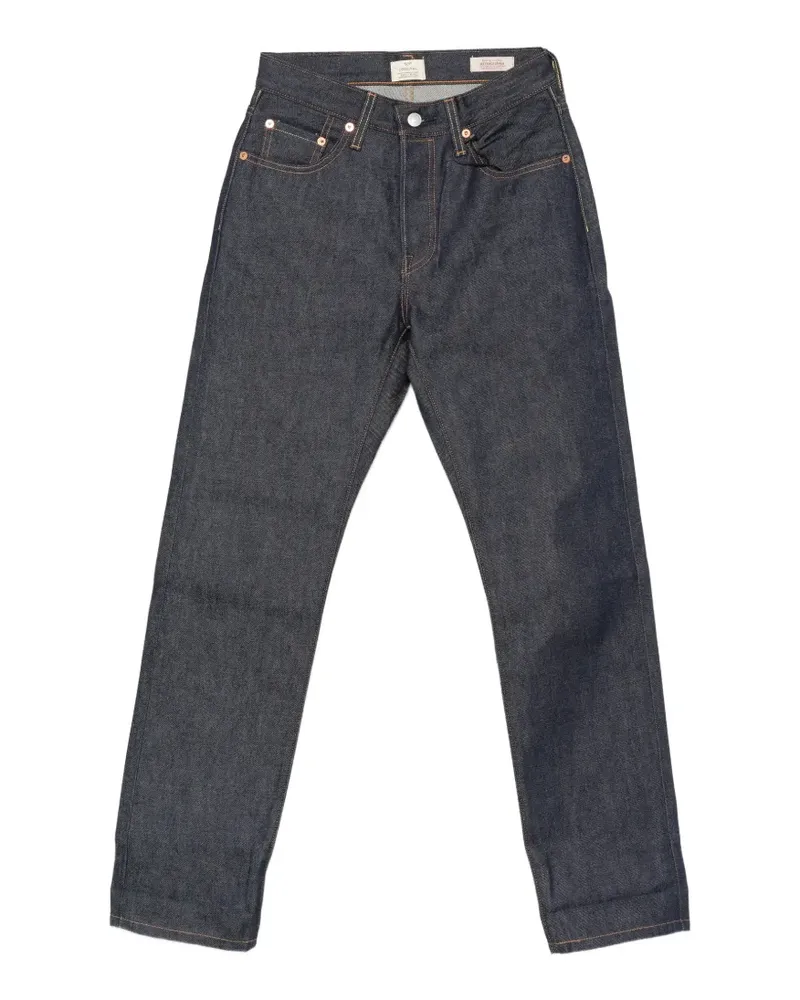 Levi's straight-leg selvedge jeans - Blau Blau