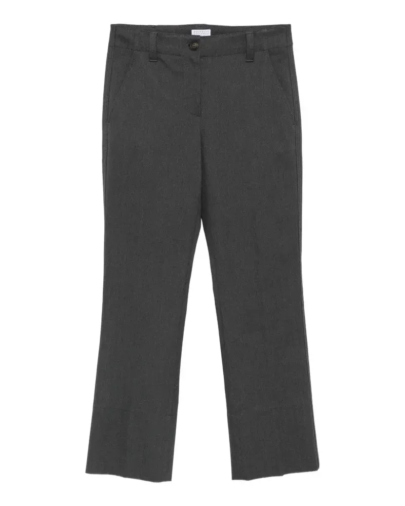Brunello Cucinelli Ausgestellte Hose - Grau Grau