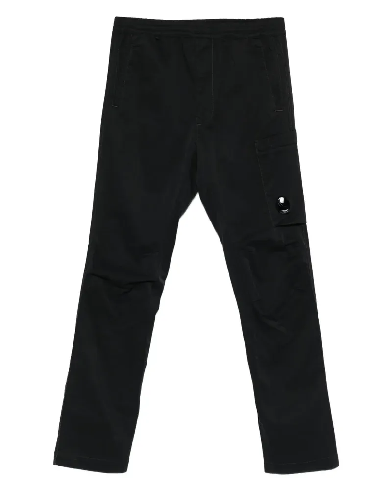 C.P. Company Jogginghose mit Linsen-Detail - Schwarz Schwarz