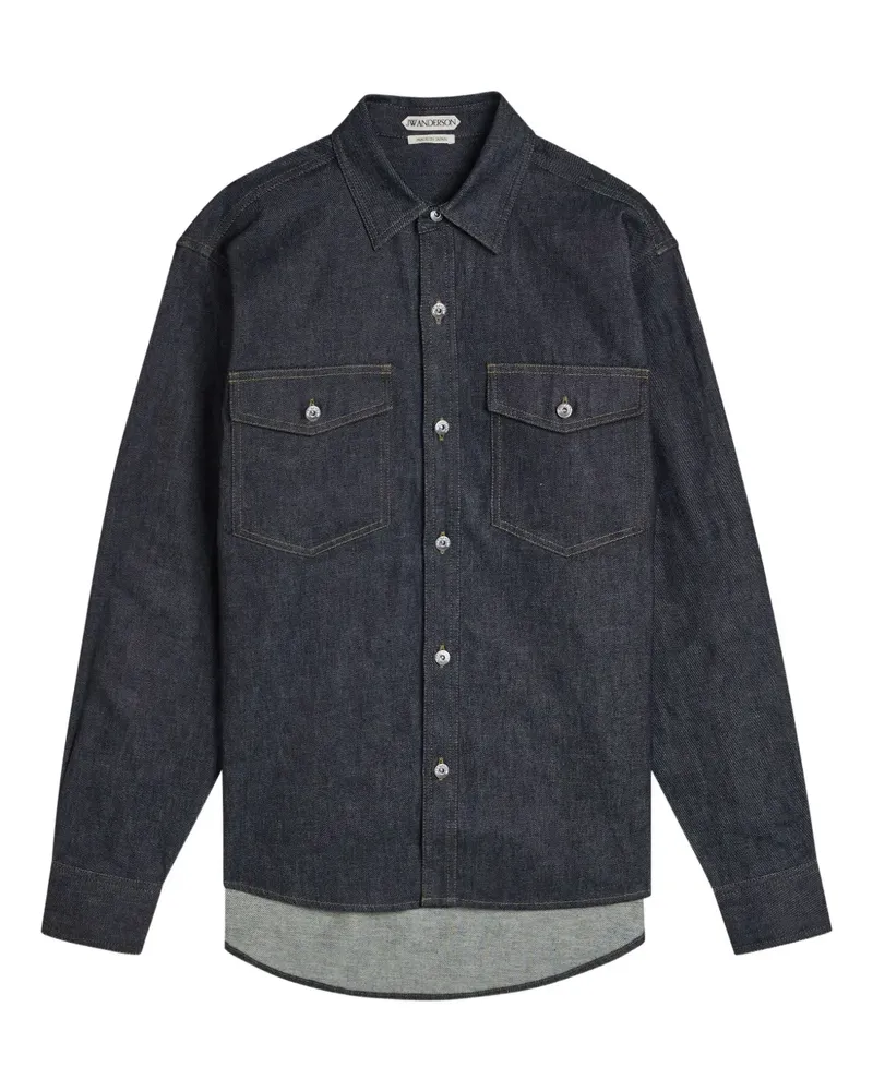 J.W.Anderson long-sleeve denim shirt - Blau Blau