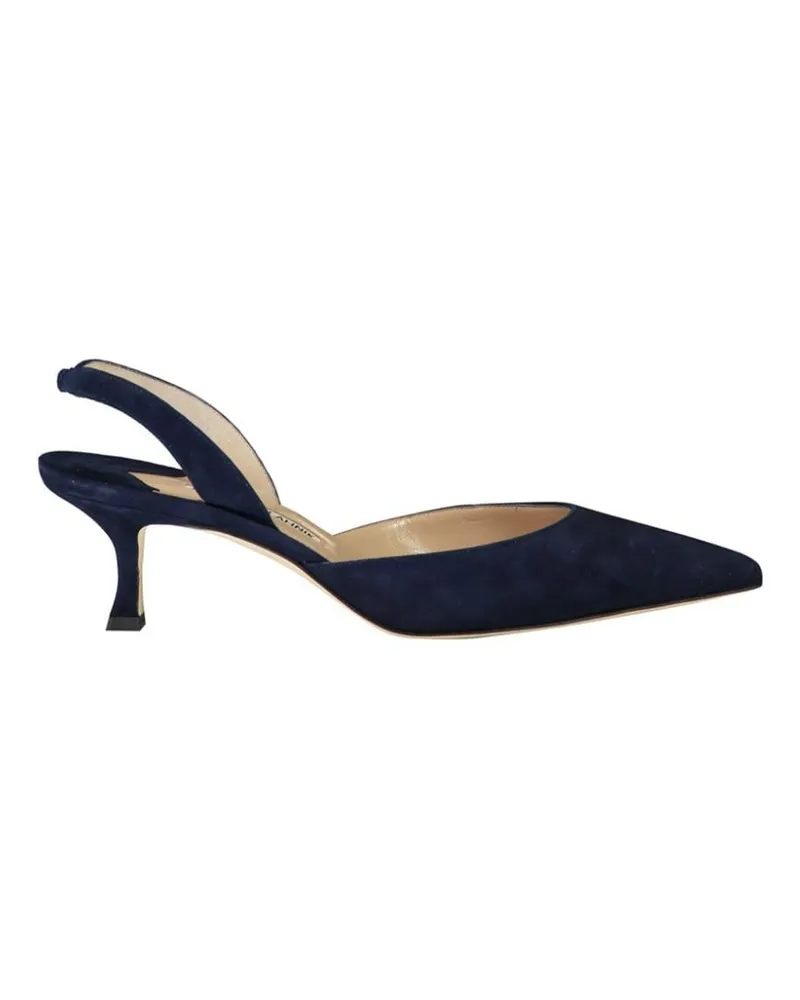 Manolo Blahnik Carolyne Pumps 50mm - Blau Blau