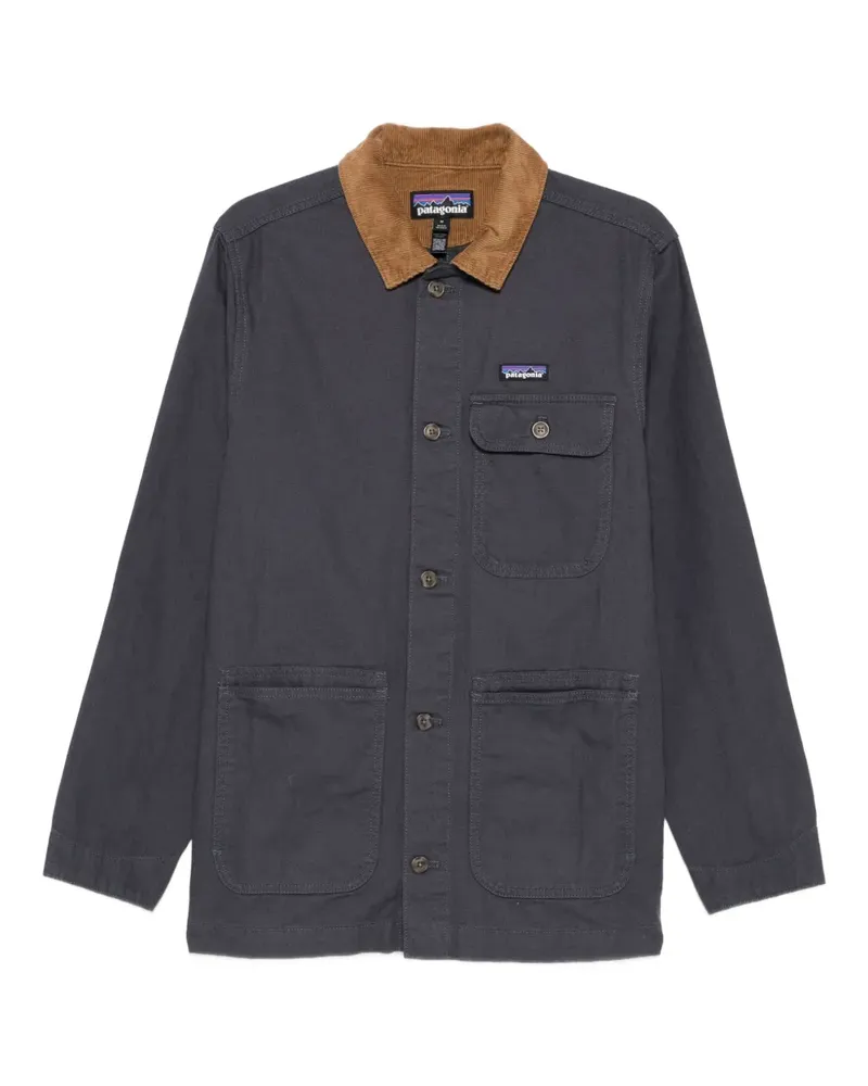 Patagonia Point Reyes Jacke mit Cordkragen - Grau Grau
