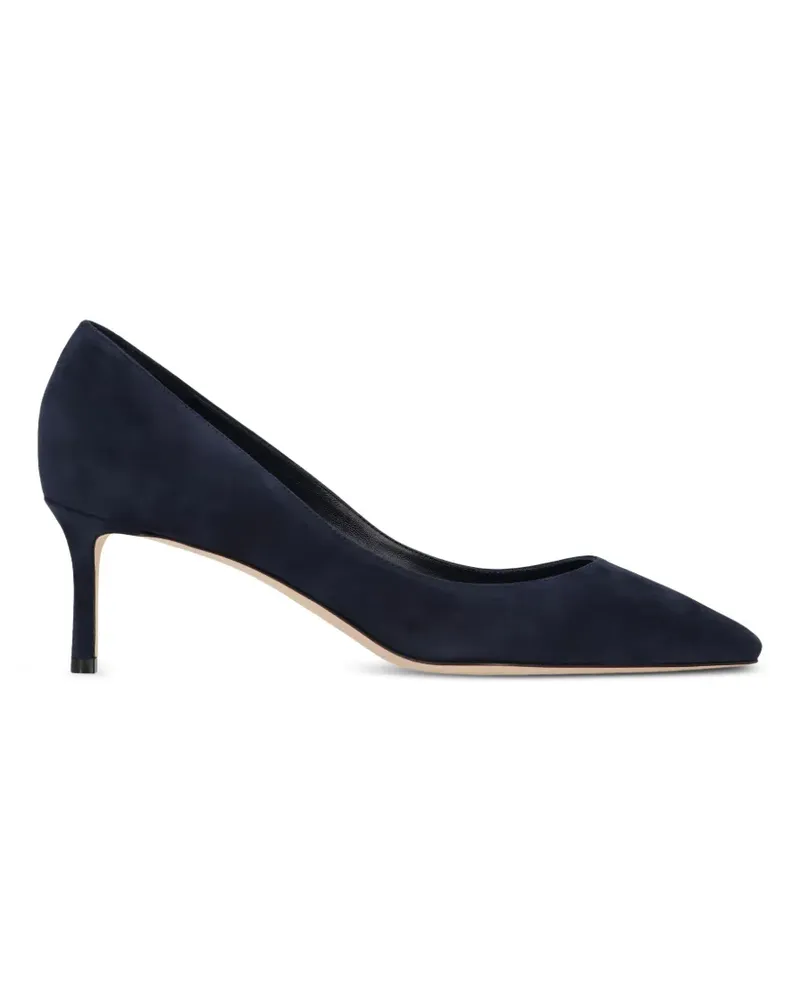 Jimmy Choo Romy Pumps mit spitzer Kappe 85mm - Blau Blau