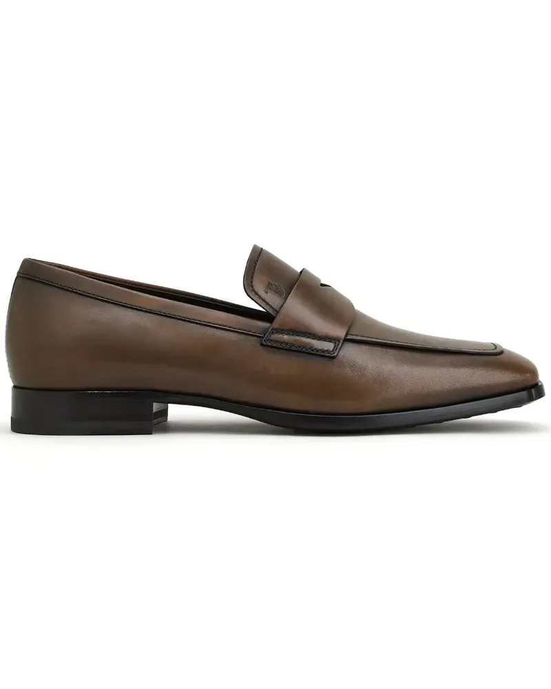 TOD'S leather loafers - Braun Braun