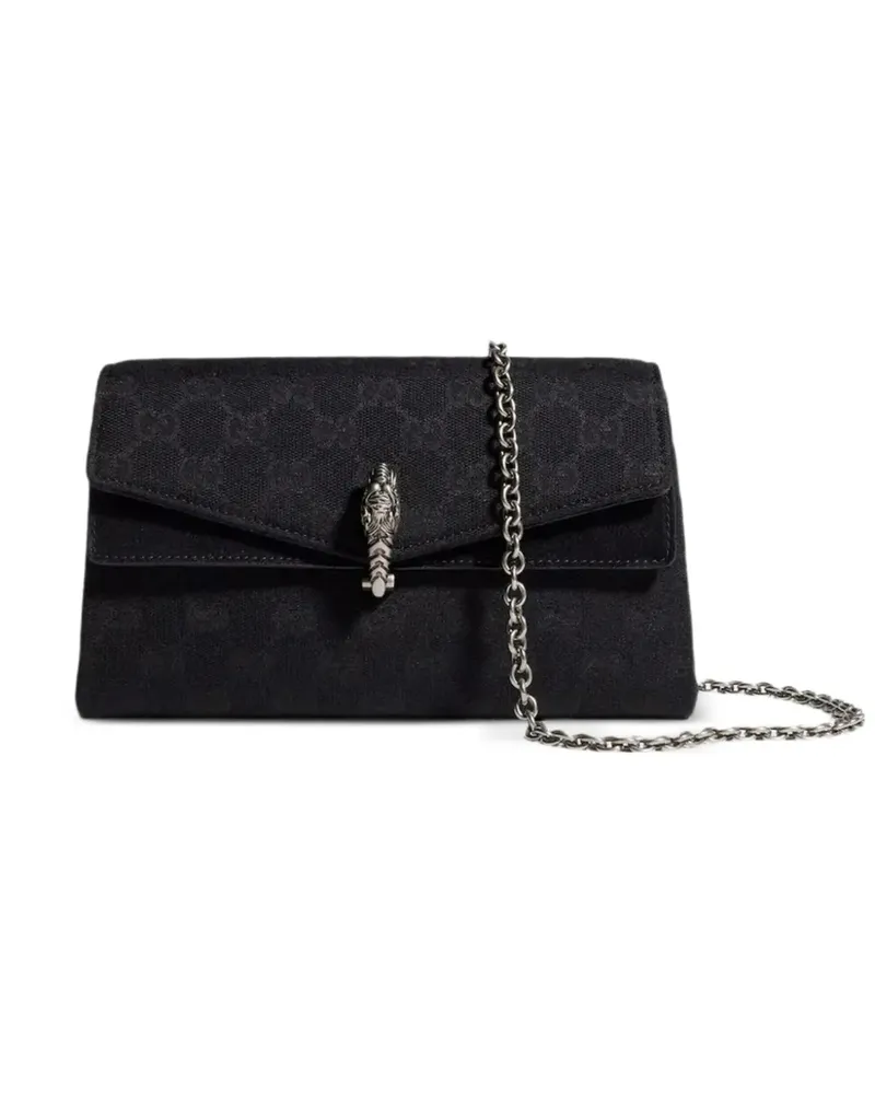 Gucci Kleine Dionysus Schultertasche - Schwarz Schwarz