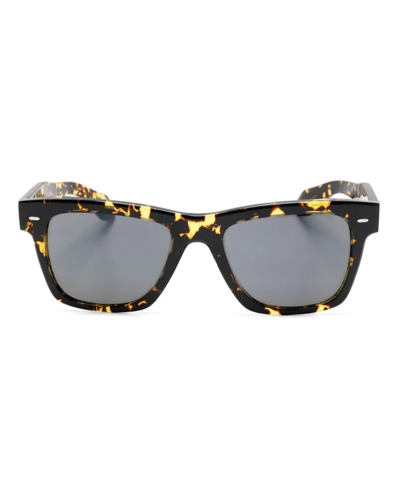 Oliver Peoples N.04 Sonnenbrille in Schildpattoptik - Schwarz Schwarz