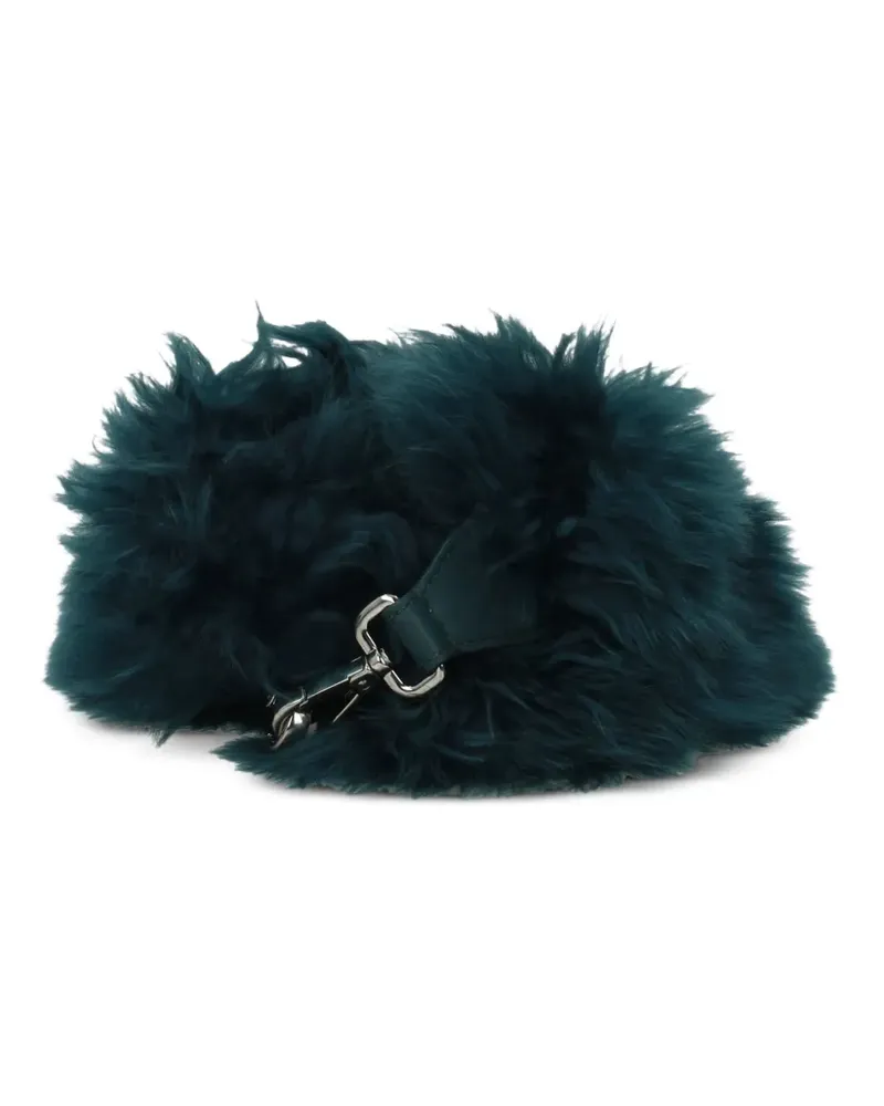 Fendi faux-fur shoulder bag - Grün Grün