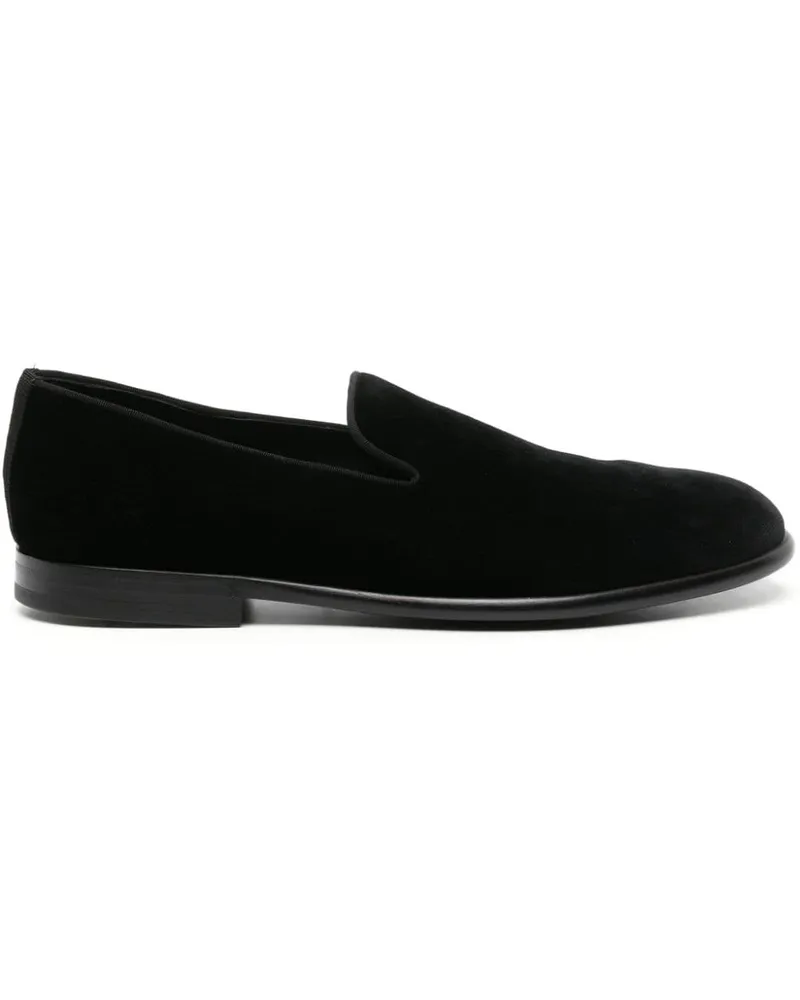 Dolce & Gabbana Loafer aus Samt - Schwarz Schwarz