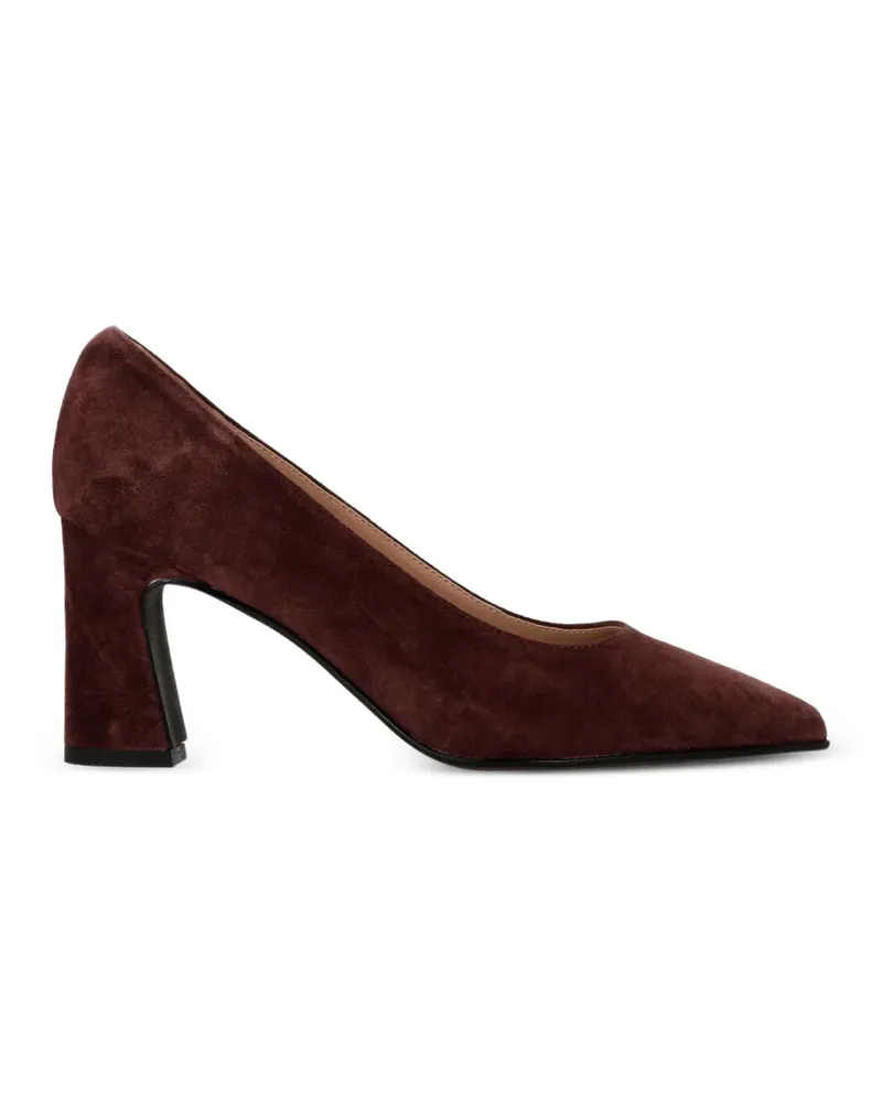 Status Spitze Pumps mit Blockabsatz - Braun Braun