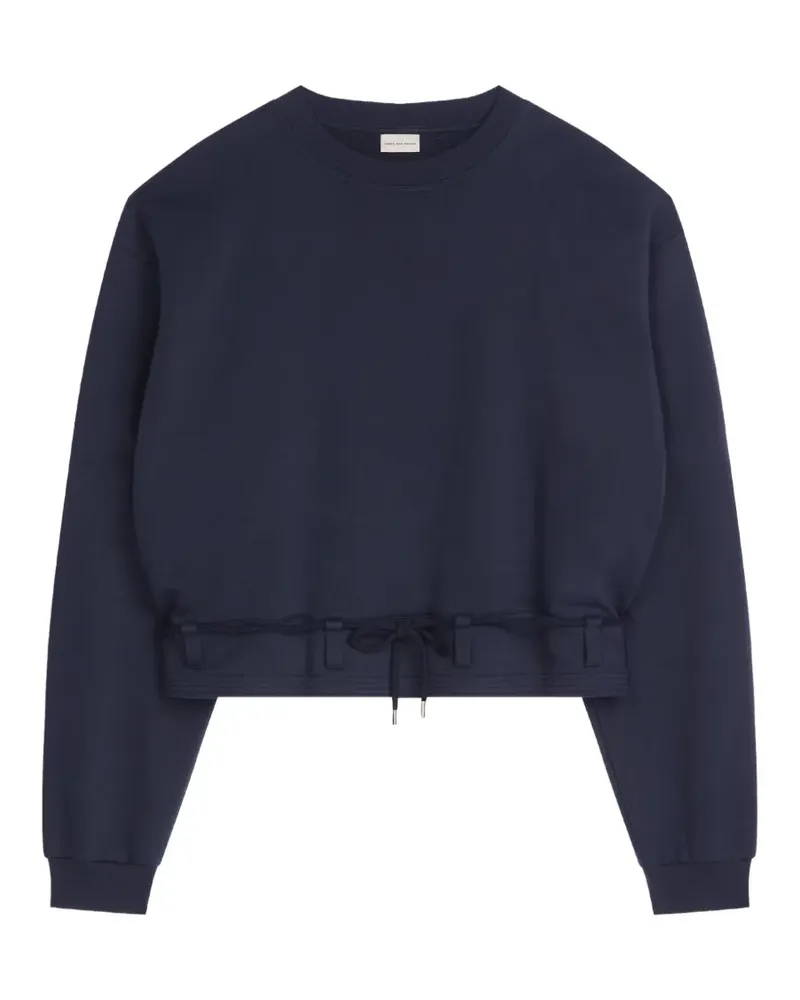 Dries van Noten Cropped-Sweatshirt - Blau Blau