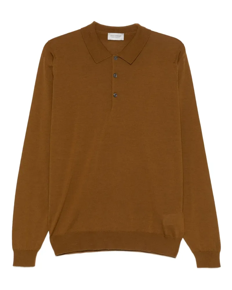 John Smedley Belper polo shirt - Braun Braun