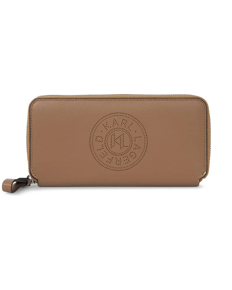 Karl Lagerfeld K/Circle Portemonnaie - Braun Braun