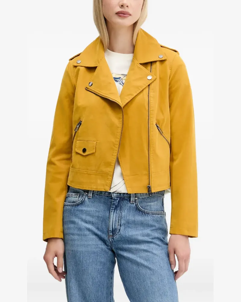 Desigual zip pocket jacket - Gelb Gelb