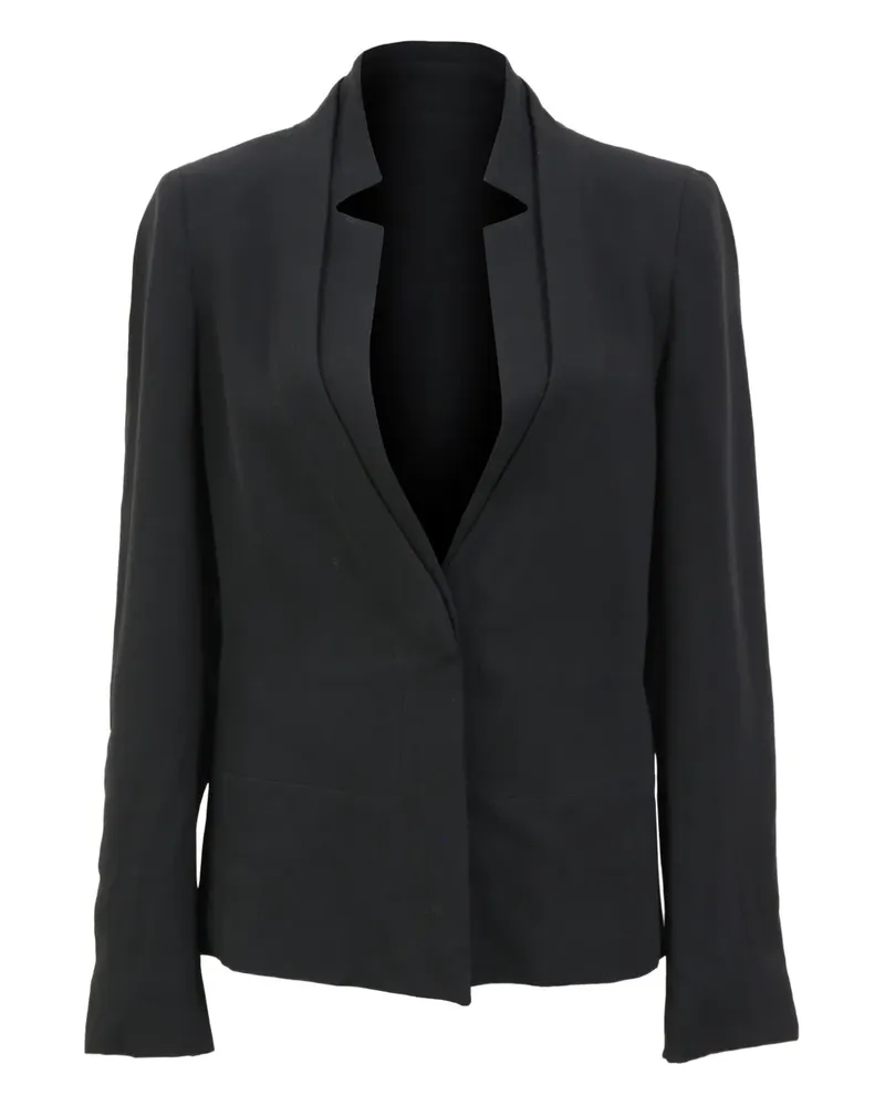 Max Mara single-breasted wool blazer - Schwarz Schwarz
