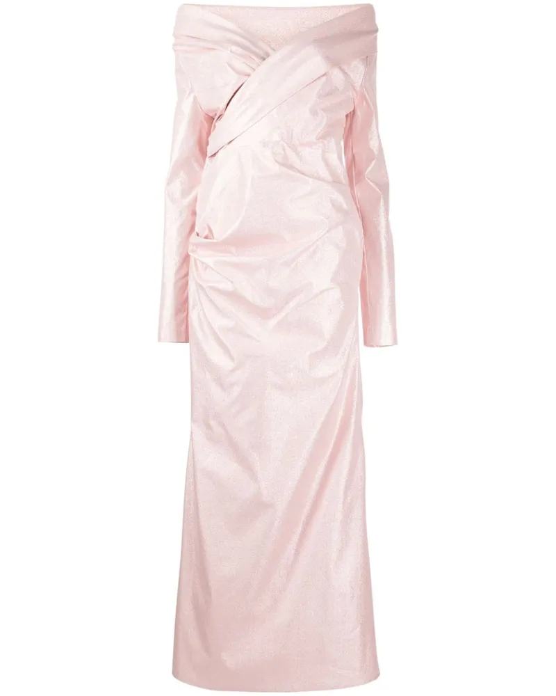 Talbot Runhof Taft-Abendkleid - Rosa Rosa