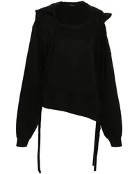 OTTOLINGER Hoodie im Deconstructed-Look Schwarz