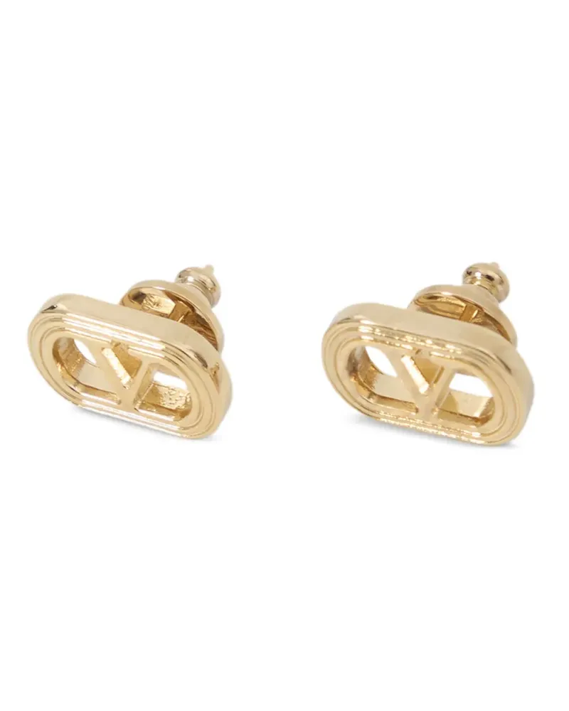 Valentino Garavani Ohrringe mit Logo - Gold Gold