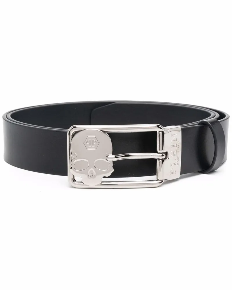 Philipp Plein Klassischer Gürtel - Schwarz Schwarz
