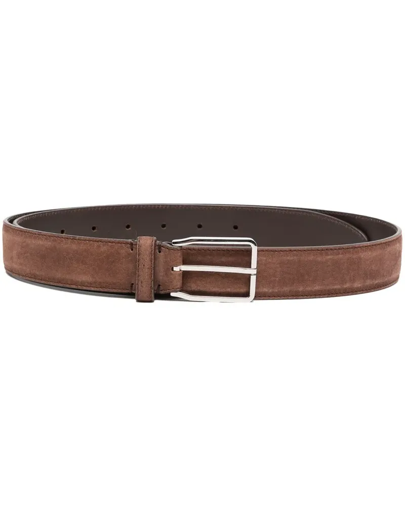 Brunello Cucinelli Gürtel aus Wildleder - Braun Braun