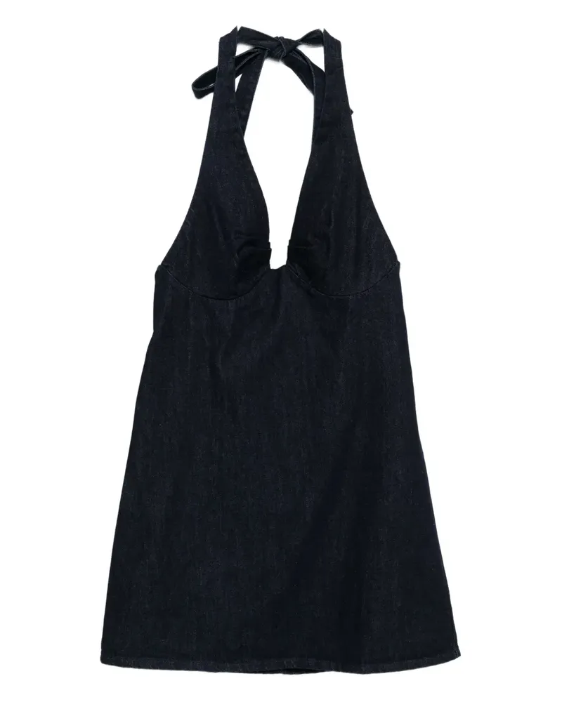 Free People Trevi denim mini dress - Blau Blau