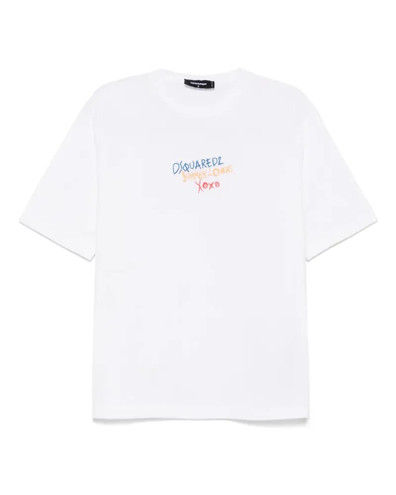 Dsquared2 Klassisches T-Shirt - Weiß Weiß