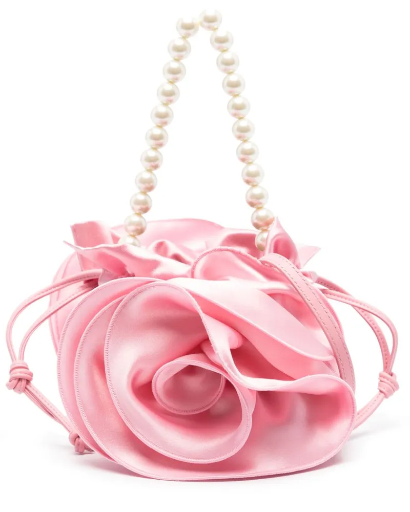 Magda Butrym Beuteltasche mit Satins - Rosa Rosa