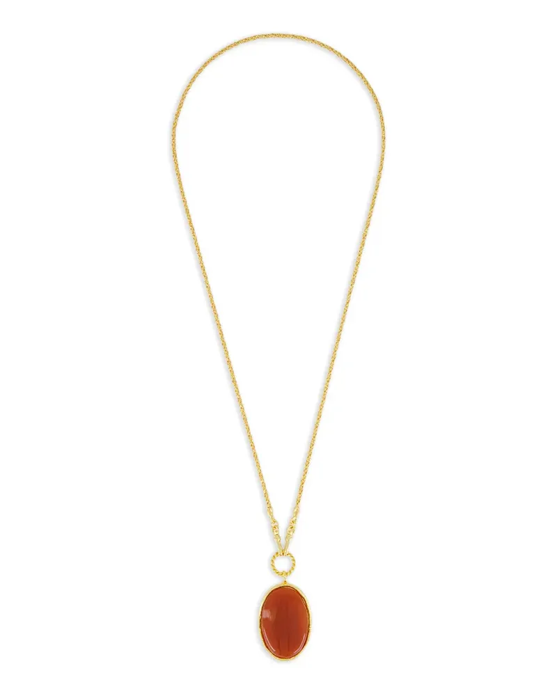 Sylvia Toledano Talisman Halskette mit Jaspis - Gold Gold