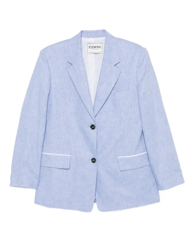 Iceberg Einreihiges Sakko - Blau Blau